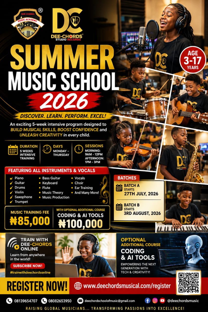 🌞 Summer Music School – Dee-chords Music Academic Program